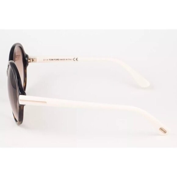 NWT Tom Ford FT0343 Havana Round 59mm Sunglasses main image 5